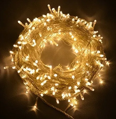 Pisca 100 Led Sequencial 8 Funções BRANCO MORNO Imagem