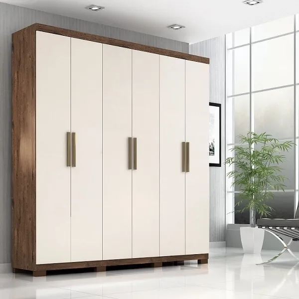 Guarda Roupa Olivia 06 portas 100% MDF  ACP Imagem