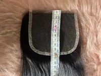 Top closure humana 10x10 cabelo  brasileiro  55 cm  - Foto 19
