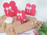 G1.329  Gabarito de Moldes em MDF Embalagem  Trio Love - Foto 2