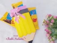 G1.420  Gabarito de Moldes em MDF  Lápis Porta Barra de Chocolate - Foto 4