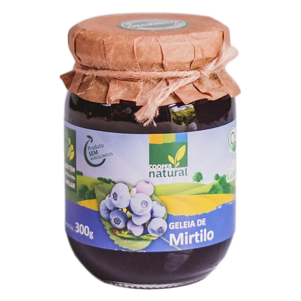 COOPERNATURAL GELEIA DE MIRTILO (BLUEBERRY) ORGANICO 300G