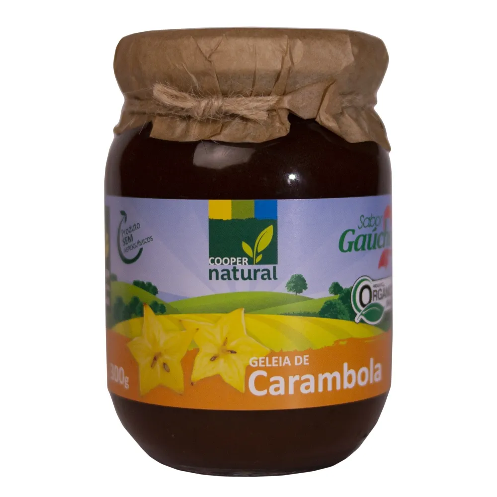COOPERNATURAL GELEIA DE CARAMBOLA ORGANICO 300G