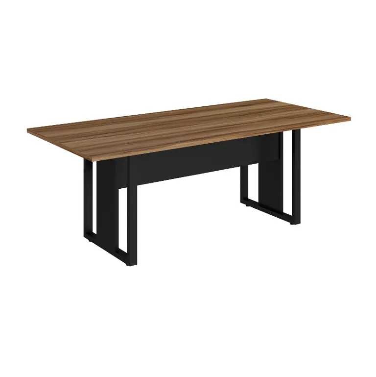 Mesa de Reunião Retangular 2000 com Pé Quadro Versa