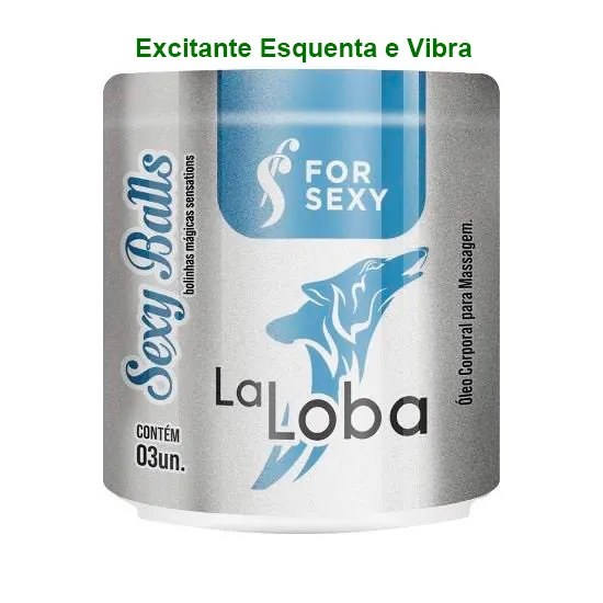 La Loba Bolinha Triball Excitante Esquenta e Vibra 3un - 27573