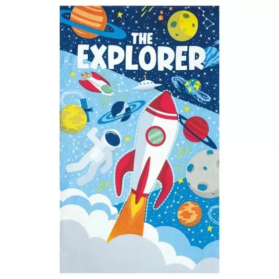 Toalha de Banho Felpuda Infantil explorer Imagem