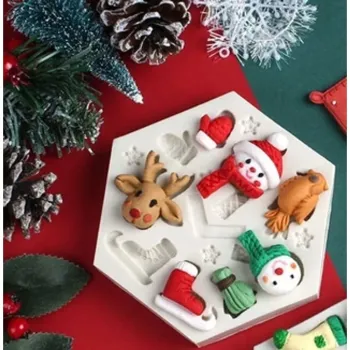 Molde de Silicone Natal Diversos