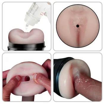 MASTURBADOR LANTERNA ANUS EM CYBERSKIN COM VIBRO - Foto 2