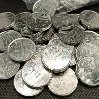 05 Moedas 50 Centavos 2015 ** Flor De Cunho