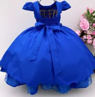 Vestido Festa Azul Royal Pérola Mod.1 - Foto 3