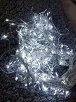 Cascata de 400 Led Fixo 10metros BRANCO FRIO - Foto 2
