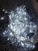 Cascata de 400 Led Fixo 10metros BRANCO FRIO - Foto 2