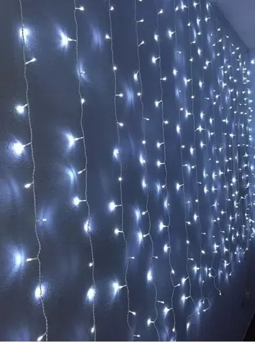 Pisca Cordao Fixo 100 leds  linear 10 metro