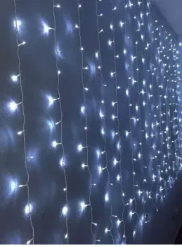 Pisca Cordao Fixo 100 leds  linear 10 metro