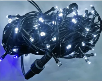 Pisca Cordao Fixo 100 leds  linear 10 metro - Foto 2