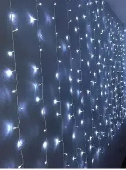 Pisca Cordao Fixo 100 leds  linear 10 metro