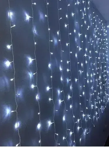 Pisca Cordao Fixo 100 leds  linear 10 metro