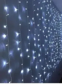 Pisca Cordao Fixo 100 leds  linear 10 metro