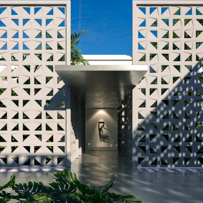 Cobogo citadino 40x40x7