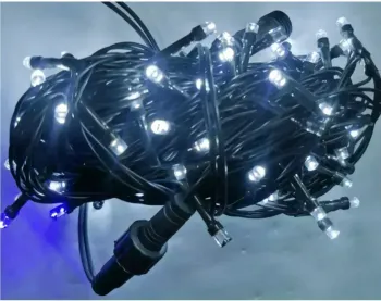 Pisca Cordao Fixo 100 leds  linear 10 metro EXTERNO