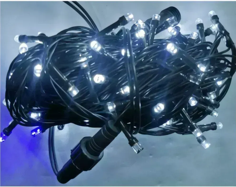 Pisca Cordao Fixo 100 leds  linear 10 metro EXTERNO