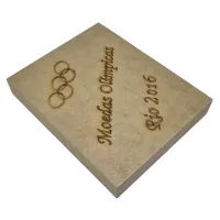 Série com 17 Moedas das Olímpiadas e Paraolimpíadas com Modalidades, Mascotes e Bandeira c/ Caixa em MDF e cápsulas de acrílico - Foto 4
