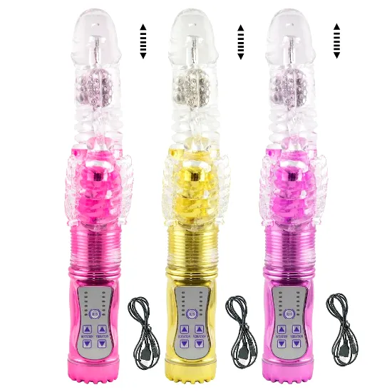 Vibrador Rotativo Vai e Vem Recarregável USB 36 Vibrações - RT020