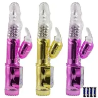 Vibrador Rotativo 36 Vibrações Metálico Pilhas - 07166 - Foto 2