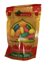 AMENDOA CONFEITADA COLORIDA 200G