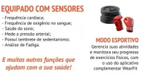 RELÓGIO INTELIGENTE SMARTWATCH AMAX ULTRA LARANJA C/ DUAS PULSEIRAS - Foto 3