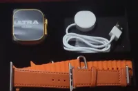 RELÓGIO INTELIGENTE SMARTWATCH AMAX ULTRA LARANJA C/ DUAS PULSEIRAS - Foto 4