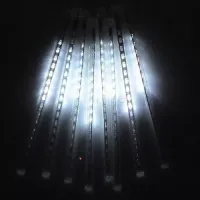 Jogo 8 Tubo Led 50 CM Led Branco Frio - Snow Fall Efeito Neve - Foto 3