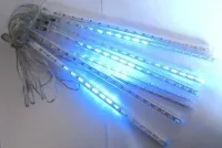 Jogo 8 Tubo Led 50 CM Led AZul - Snow Fall Efeito Neve - Foto 7