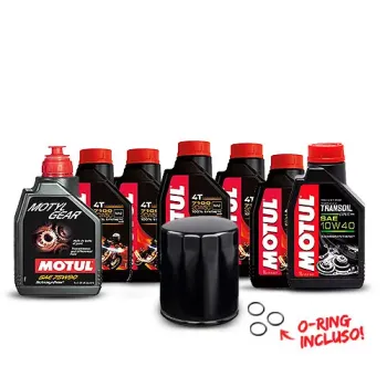 TROCA COMPLETA: 5 LITROS MOTORES M8 (7100) + 1 LITRO CÂMBIO + 1 LITRO PRIMÁRIA + FILTRO DE ÓLEO HIFLO HF171