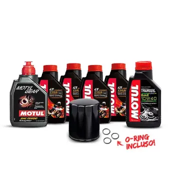 TROCA COMPLETA: 4 LITROS MOTOR (7100) + 1 LITRO CÂMBIO + 1 LITRO PRIMÁRIA + FILTRO DE ÓLEO HIFLO HF171