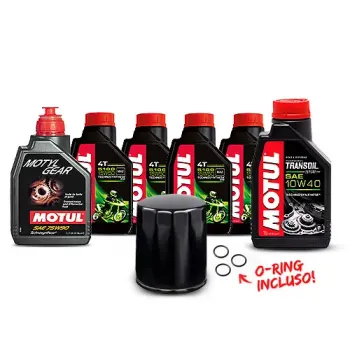 TROCA COMPLETA: 4 LITROS MOTOR (5100) + 1 LITRO CÂMBIO + 1 LITRO PRIMÁRIA + FILTRO DE ÓLEO HIFLO HF171