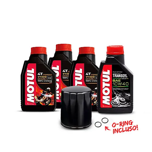 TROCA COMPLETA: 3 LITROS MOTOR (7100) + 1 LITRO PRIMÁRIA + FILTRO DE ÓLEO HIFLO HF170
