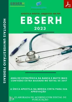 Apostila EBSERH Nacional Técnico Radiologia 2023