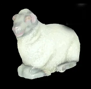 Ovelha iluminada - Presépio Imagem