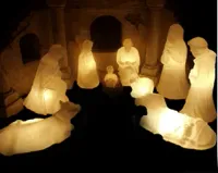 Ovelha iluminada - Presépio - Foto 3