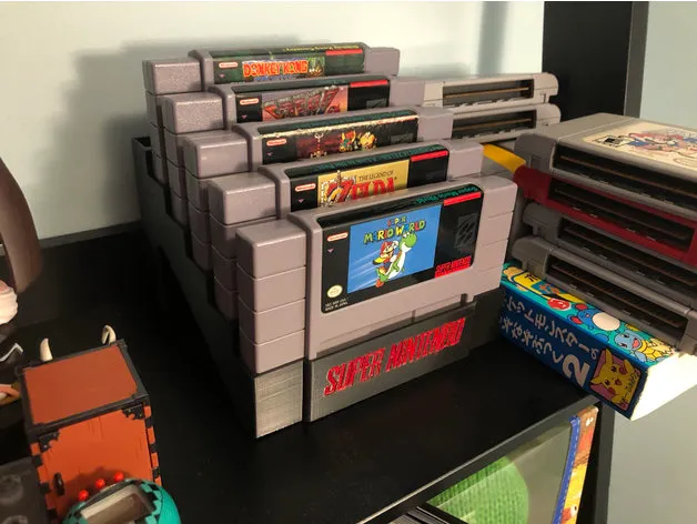 Suporte de cartucho SUPER NINTENDO  Imagem