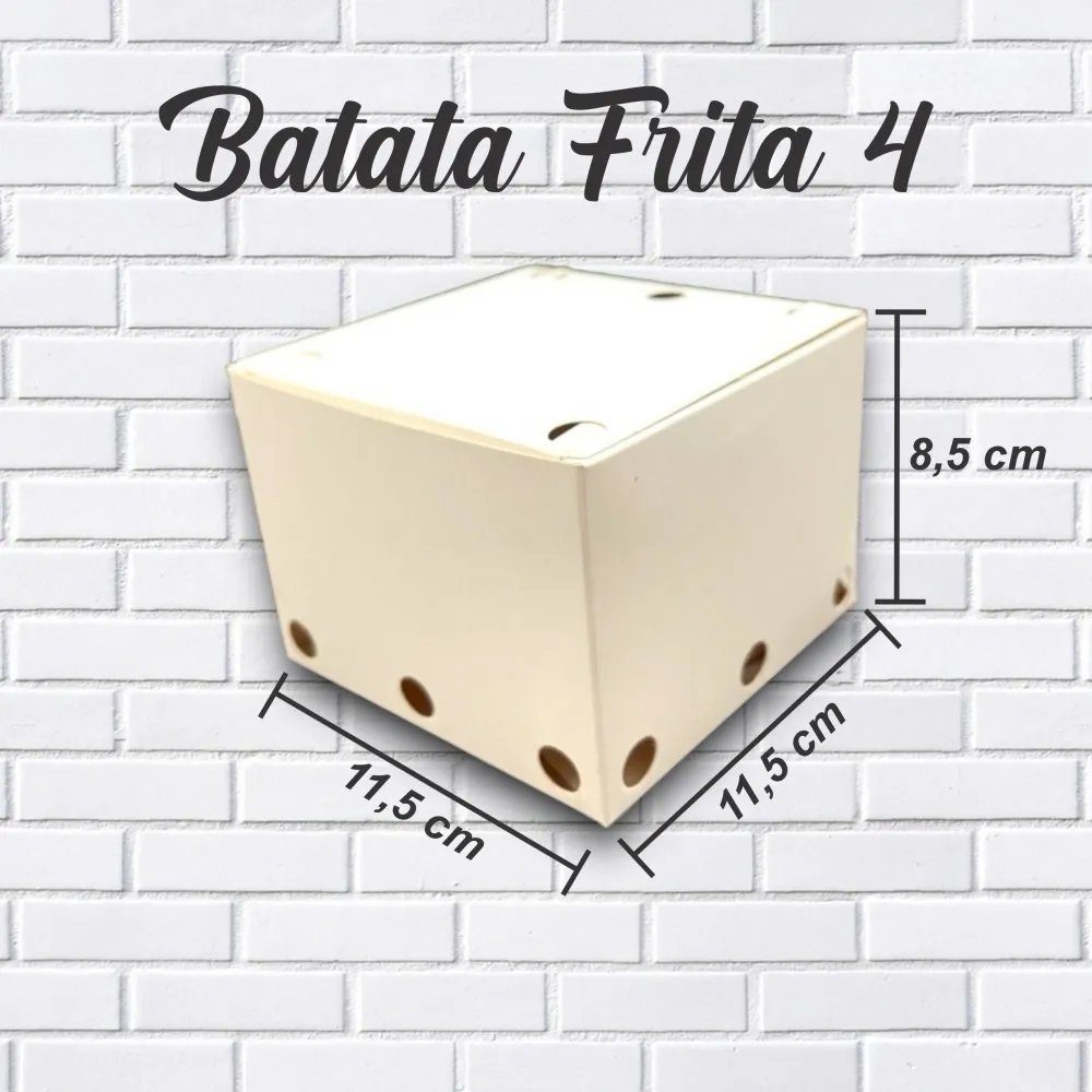 Caixa para Batata Frita - Nº 4 Imagem