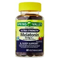 Melatonina Spring Valley 12mg C/60 Sleep Gummy Sabor Blueberry Importado