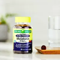 Melatonina Spring Valley 12mg C/60 Sleep Gummy Sabor Blueberry Importado - Foto 2