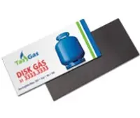 500 unidades IMAS DE GELADEIRA CORTE RETO COUCHÉ 250G VERNIZ UV TOTAL FRENTE - 103x45mm - Foto 3
