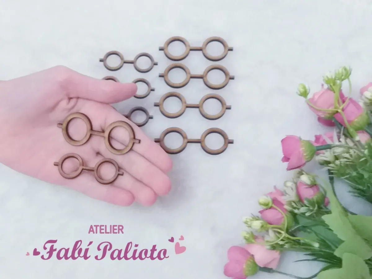 MDF14    Óculos em MDF Harry Potter na Vassoura Imagem