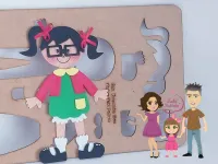 MDF11    Óculos em MDF Chiquinha - Foto 2