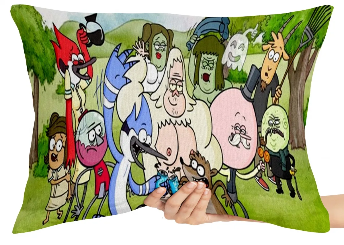 Capa de Almofada ou Travesseiro Apenas um Show regular show