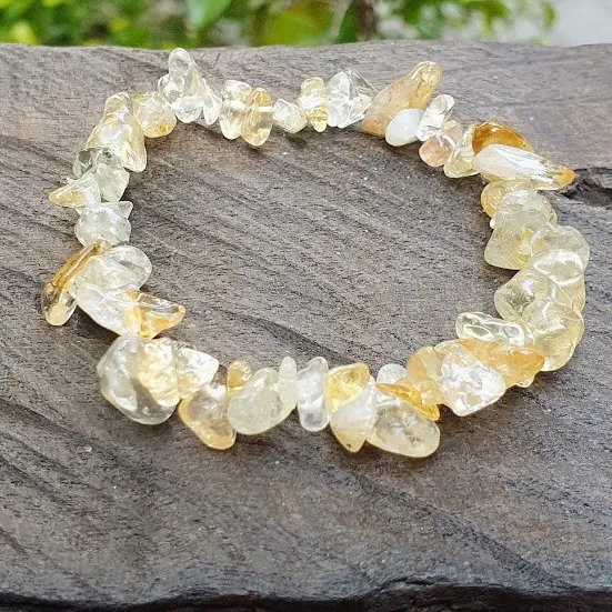 Pulseira Citrino - 28 Pedras Imagem