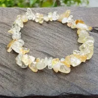 Pulseira Citrino - 28 Pedras